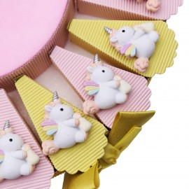 Magnete Unicorno Moon Bimba Torte Bomboniere Battesimo