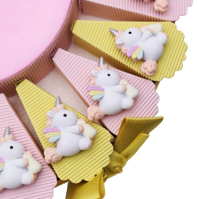 Magnete Unicorno Moon Bimba Torte Bomboniere Battesimo