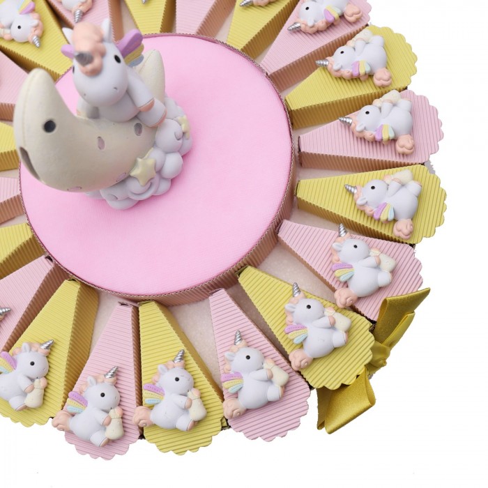 Magnete Unicorno Moon Bimba Torte Bomboniere Battesimo