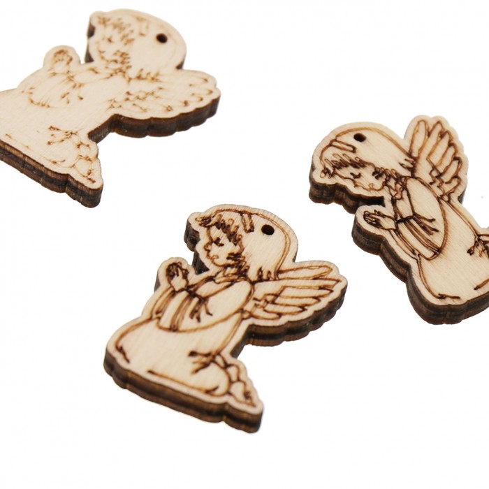 Angelo in Preghiera Applicazioni in legno Fai da Te