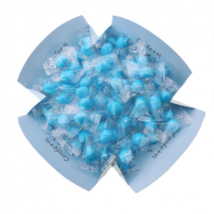 Confetti in blister Azzurri per Nascita e Battesimo Bimbo