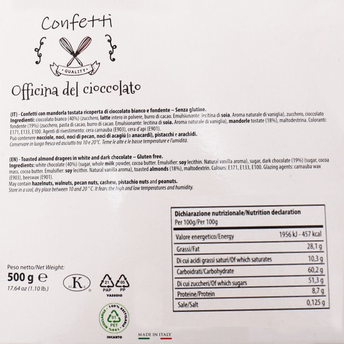 Confetti per Matrimonio, Cresima, Prima Comunione Confetti imbustati