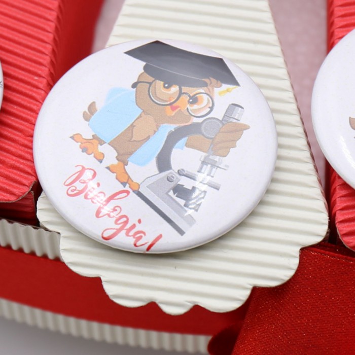 Bomboniere Laurea con Magnete Personalizzato Gufetto Laureato