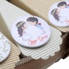 Bomboniere Matrimonio con Magnete Personalizzato nome Sposi