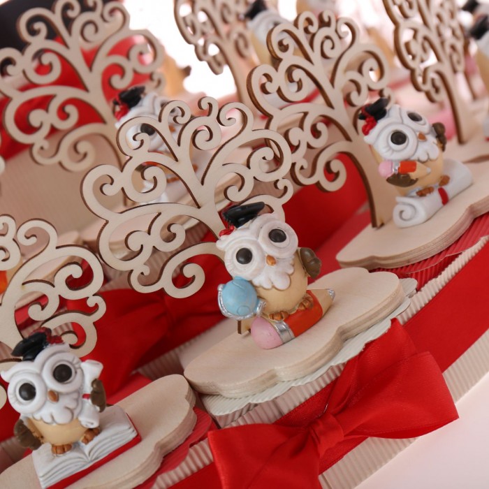 Torta Bomboniere Albero della Vita Gufo Hermes Laurea Torta Bomboniere Albero della Vita Gufo Hermes Laurea