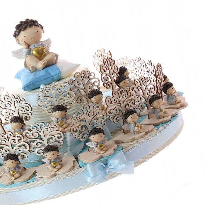Torta Bomboniere Albero della Vita il Cuore degli Angeli Bimbo