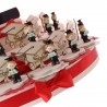 Torta Bomboniere Laurea Dottore Laureato con tocco in legno