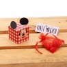 Bomboniere Comunione Scatoline Topolino Smile Quadrettate con Confetti