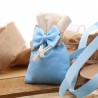 Prima Comunione Sacchetti Bomboniera Nascita Bimbo Bicolor con Confetti