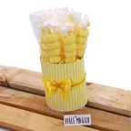 Box Marshmallow Flower con Caramelle Gialle