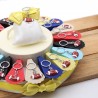 Torta Bomboniere Pallone da Rugby Portachiavi