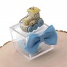 Bomboniere Compleanno Confezionate su plexiglass Portachiave Magico trenino