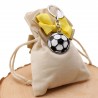 Bomboniere Con Sacchetto Confezionato Portachiave Pallone da Calcio