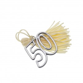 Portachiave Numero 50 Bomboniere Compleanno 50 anni