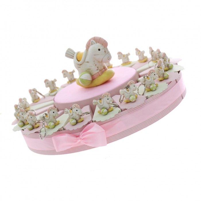 Torte con Orsetto Principessa con Corona Bomboniere Nascita Bimba Torta Bomboniera