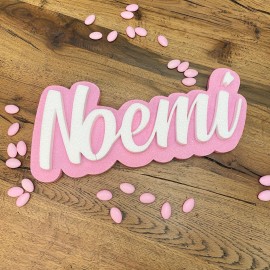 Nomi in Polisterolo Personalizzato 2D
