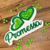Sagoma in Polisterolo Promessa con Cuori