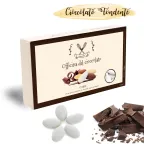 Confetti Cioccolato Fondente Bianchi per Confettata Comunione, Battesimo, Nascita o Matrimonio
