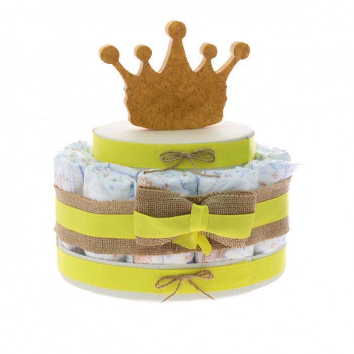 Idea Regalo Economica Torta Pannolini Neonata 15 Pezzi
