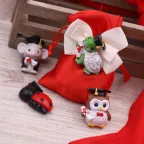 Sacchetti Laurea bomboniere animali della fortuna
