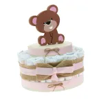 Idea Regalo Economica Torta Pannolini Nascita 15 Pezzi
