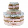 Torta Pannolini Nascita Bimba Idea Regalo Economica e Originale.