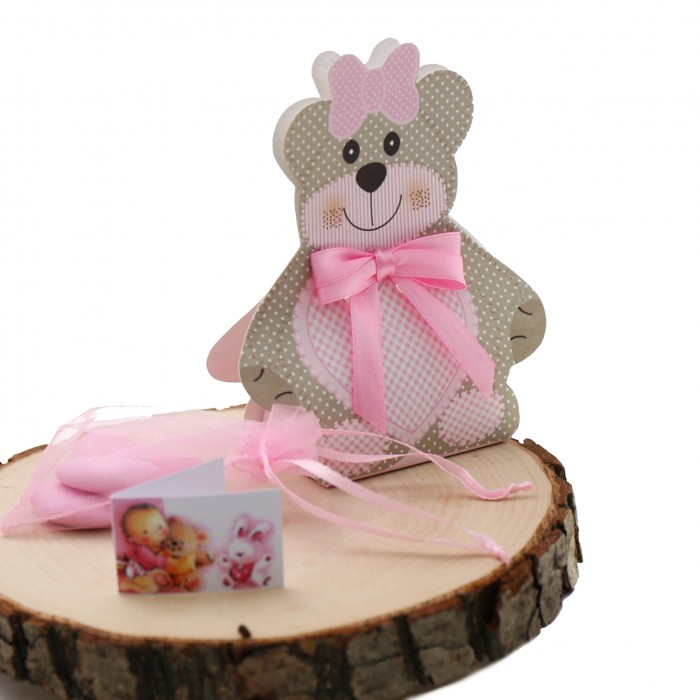 Teddy Bear Astuccio FAI DA TE portaconfetti da confezionare