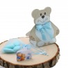 Bomboniera Nascita Bimbo Teddy Bear Astuccio confezionato con confetti.