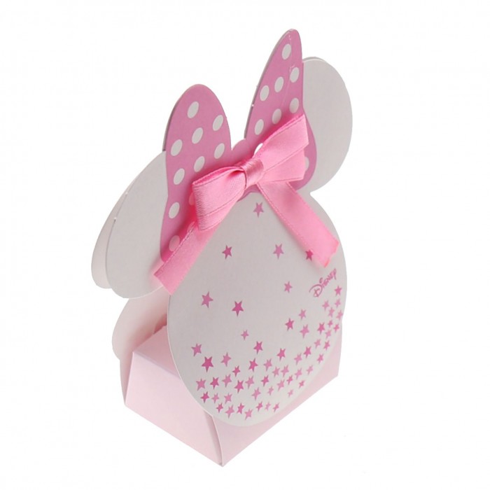 Bomboniere Nascita Minnie Orecchie Astuccio Star con Confetti