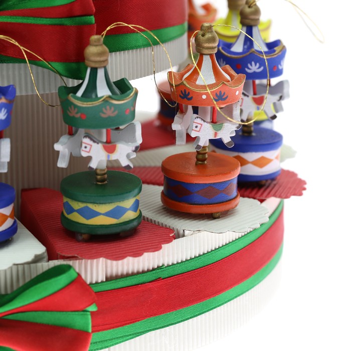 carillon bomboniera natalizia battesimo e compleanno tema natale