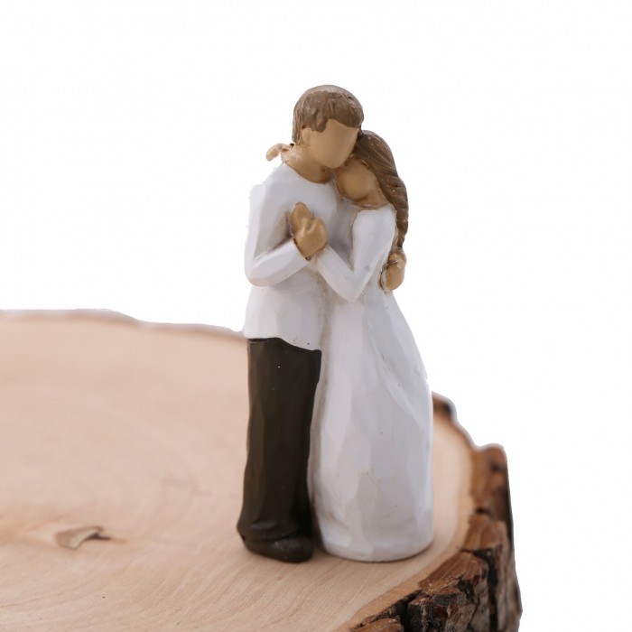 Abbraccio Romantico tra Innamorati Moderni Bomboniera Fai da Te Statuina Abbraccio Romantico tra Innamorati Moderni Bomboniera Fai da Te Statuina