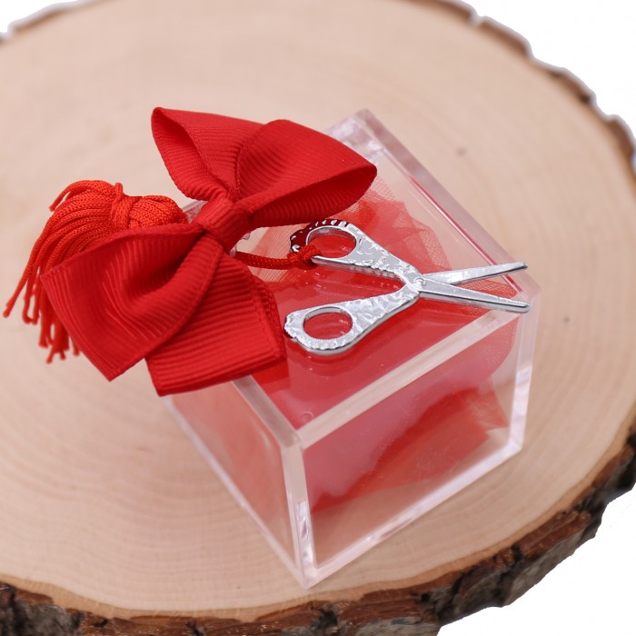 Bomboniere Applicazione Ciondolo Forbici