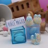 VialeMagico Bomboniere Nascita Faidate Biberon Bavetta Carrozzina Bimbo Statuina Kit 12 PZ