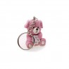 VialeMagico Bomboniere FaiDaTe Nascita Bimba Cagnolino Lucky con Quadrifoglio Portachiave (Kit 12 Pezzi) 1110P
