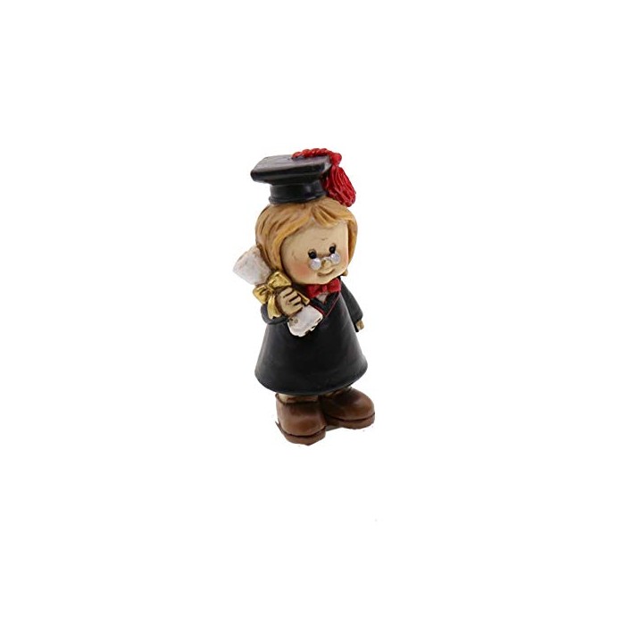 VialeMagico Bomboniera Laurea FaiDaTe Dottoressa Laureata Statuina (Kit 12 Pezzi) 1115S