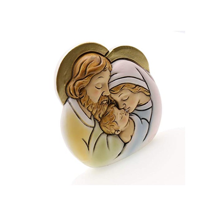 Bomboniera Battesimo FaiDaTe Sagoma Sacra Famiglia Statuina Maxi (Kit 12 Pezzi) 1127C