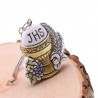 Bomboniere Comunione FaiDaTe Sagoma Sacro Calice Oro Portachiave (Kit 12 Pezzi) 1130P