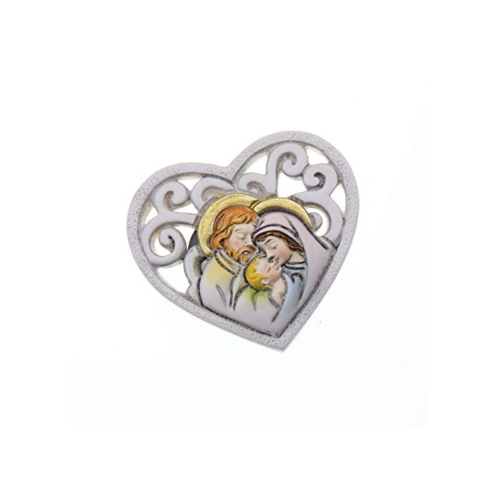 Bomboniere Cresima FaiDaTe Cuore Sacra Famiglia Magnete (Kit 12 Pezzi) M1134