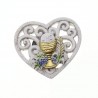 VialeMagico Bomboniere Comunione FaiDaTe Cuore Sacro Calice Oro Magnete (Kit 12 Pezzi) M1137