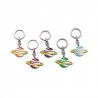 GreenFord Portachiave Pianeti Colorati Mix Colori Bomboniere (Kit 10 Pezzi) G301-P