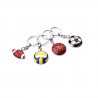 GreenFord Bomboniere Compleanno Portachiave Mix Palloni (Kit 10 Pezzi) G302-P