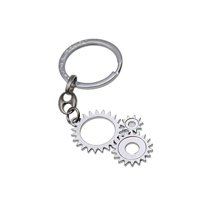 GreenFord Bomboniere Ingranaggio Gadget Laurea Ingegneria con Portachiavi (Kit 10 Pezzi) G323-P