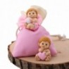 Bimba con Leccalecca e Cuore Calamita Bomboniere Confezionate
