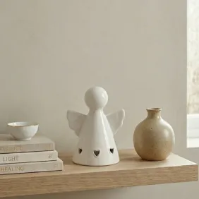 Bomboniera Angelo Luminoso in Ceramica – Luce e Grazia per i tuoi Momenti Speciali
