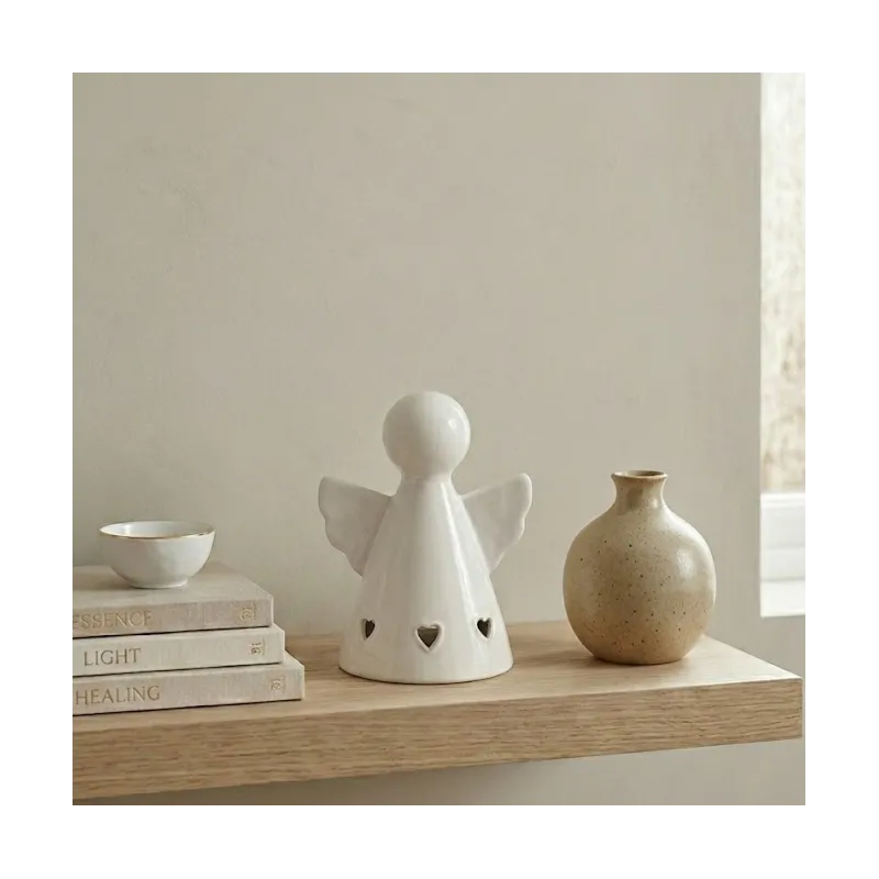 Bomboniera Angelo Luminoso in Ceramica – Luce e Grazia per i tuoi Momenti Speciali
