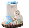 Salvadanaio Unicorno Arcobaleno Bimbo