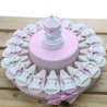 Carillon Rosa Bimba Torta Bomboniere  Magnete