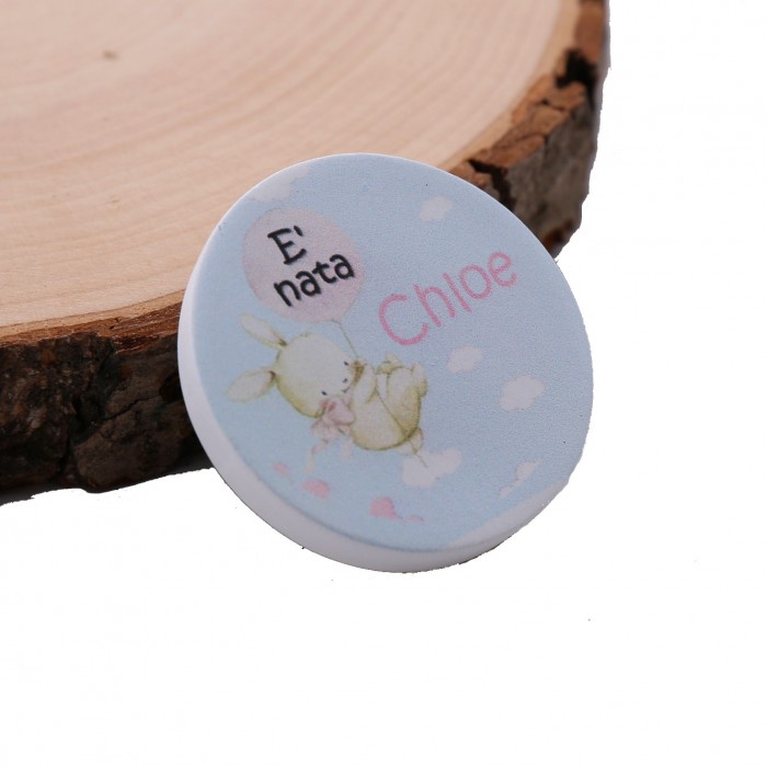 E' Nata Bomboniere Nascita Coniglietto Personalizzate Palloncino E' Nata Bomboniere Nascita Coniglietto Personalizzate Palloncino