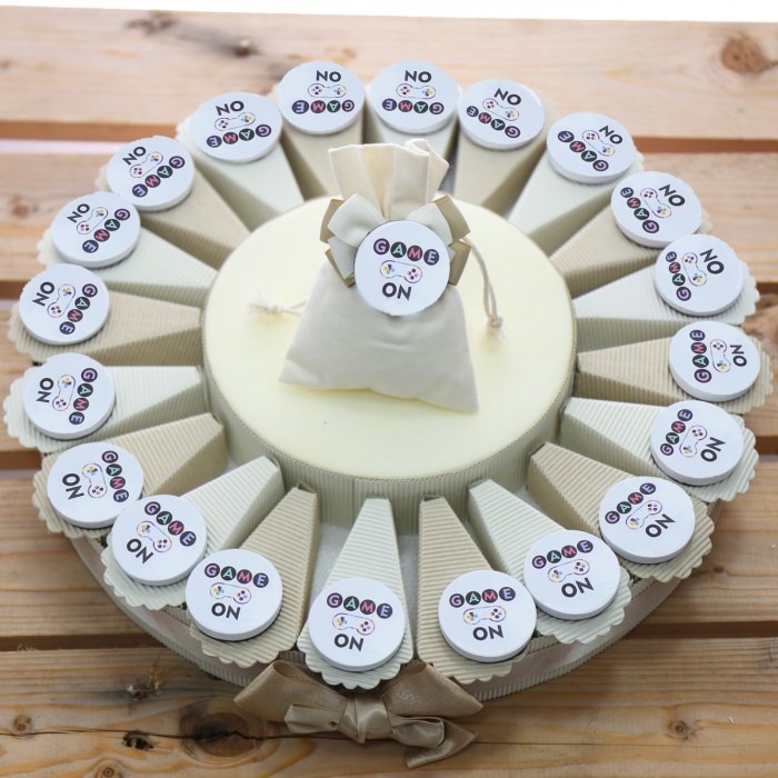 Torta Bomboniere Gaming Personalizzate joystick Torta Bomboniere Gaming Personalizzate joystick