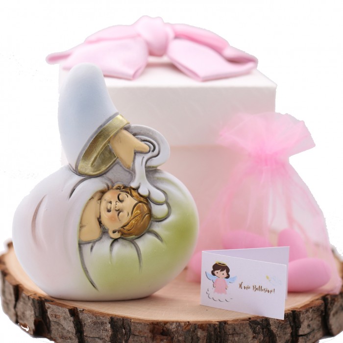 Bimba Sagoma Bomboniera Santo Battesimo Confezionata - vialemagicobomboniere Bimba Sagoma Bomboniera Santo Battesimo Confezionata - vialemagicobomboniere